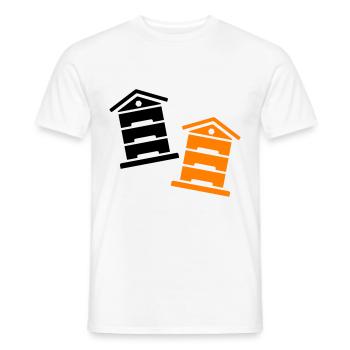 Honey Beekeeper - Men's T-Shirt - white - Front - AI Model Male 178 dark (178cm)