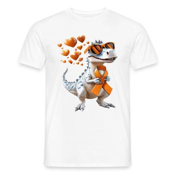 Multiple Sclerosis Awareness Support - Men's T-Shirt - white - Front - AI Model Male 178 dark (178cm)
