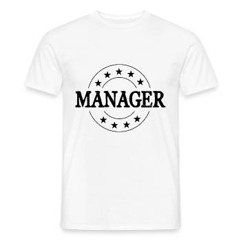 Manager Beruf - Männer T-Shirt - Weiß - Vorne - AI Model Male 178 dark (178cm)