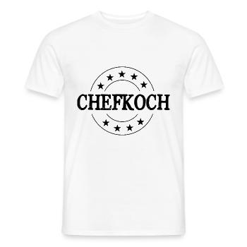 Chefkoch Kochen - Männer T-Shirt - Weiß - Vorne - AI Model Male 178 dark (178cm)