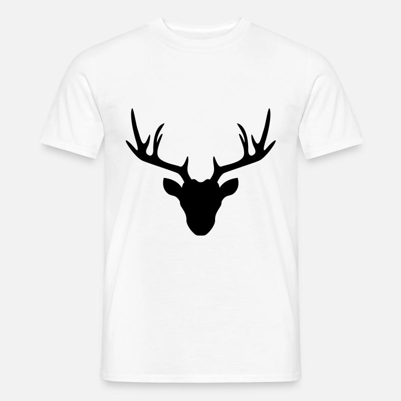 Reh Hirsch icon - Männer T-Shirt - Weiß