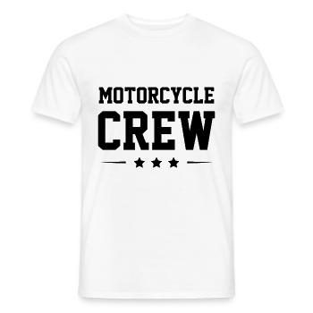 Motorcycle Crew - Männer T-Shirt - Weiß - Vorne - AI Model Male 178 dark (178cm)
