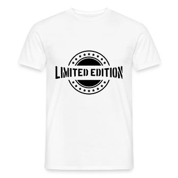 Limited Edition - Men's T-Shirt - white - Front - AI Model Male 178 dark (178cm)