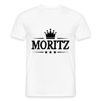 Moritz - T-shirt homme - blanc - Devant - AI Model Male 178 dark (178cm)