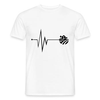 Farm Ernte Puls - Männer T-Shirt - Weiß - Vorne - AI Model Male 178 dark (178cm)