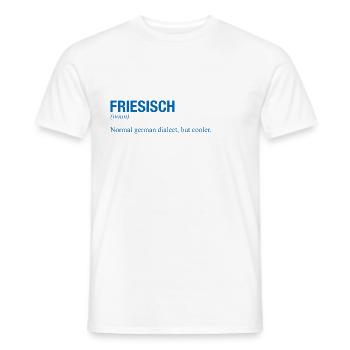 FRISIAN - Men's T-Shirt - white - Front - AI Model Male 178 dark (178cm)