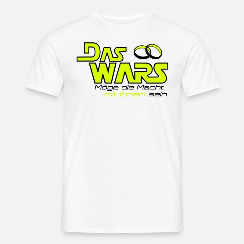 das wars mit ihnen - Männer T-Shirt - Weiß