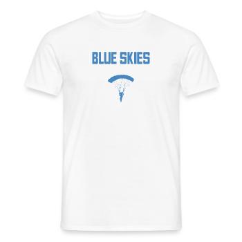 Gift for parachutists mouth covering - Men's T-Shirt - white - Front - AI Model Male 178 dark (178cm)