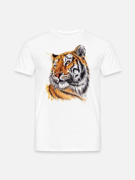 Tiger | tiger - Männer T-Shirt - Weiß