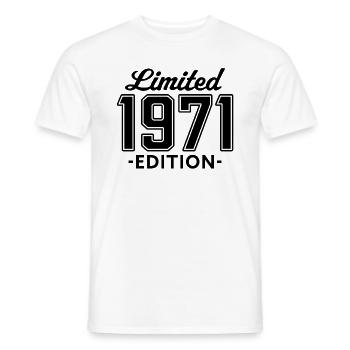 édition limitée 1971 - T-shirt homme - blanc - Devant - AI Model Male 178 dark (178cm)