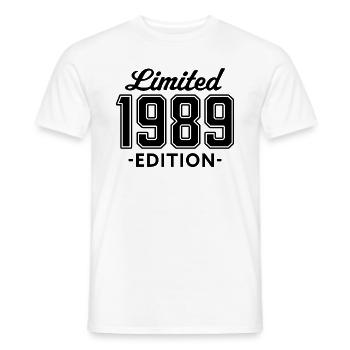 limited edition 1989 - Männer T-Shirt - Weiß - Vorne - AI Model Male 178 dark (178cm)