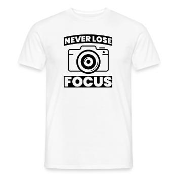 Photographer Funny Photography Photography Saying - Men's T-Shirt - white - Front - AI Model Male 178 dark (178cm)