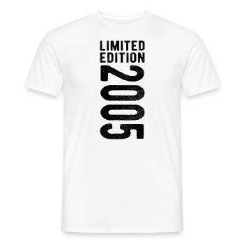 limited edition 2005 - Men's T-Shirt - white - Front - AI Model Male 178 dark (178cm)