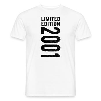 limited edition 2001 - Männer T-Shirt - Weiß - Vorne - AI Model Male 178 dark (178cm)
