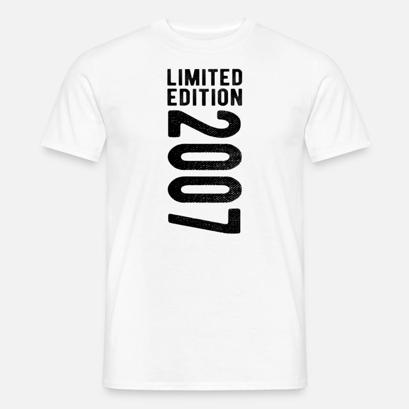 limited edition 2007 - Männer T-Shirt - Weiß
