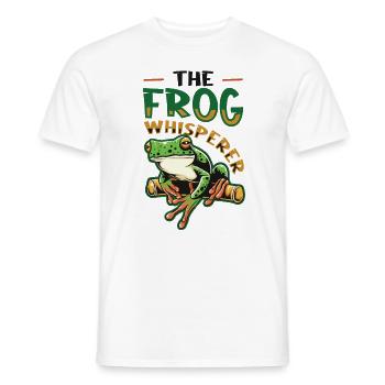 The Frog Whisperer - Men's T-Shirt - white - Front - AI Model Male 178 dark (178cm)