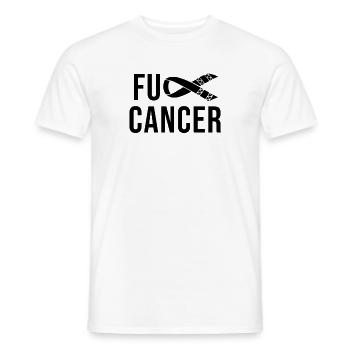 Cancer Survivor Chemotherapy Fight Cancer - Men's T-Shirt - white - Front - AI Model Male 178 dark (178cm)