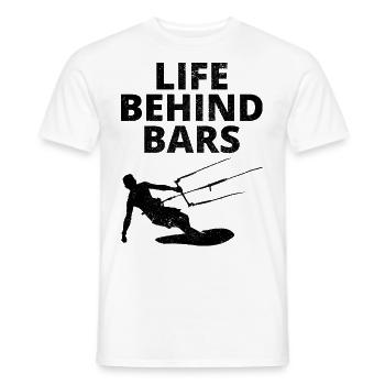 Kitesurfen Kitesurfen Kiteboarding Kiteboarder - Männer T-Shirt - Weiß - Vorne - AI Model Male 178 dark (178cm)