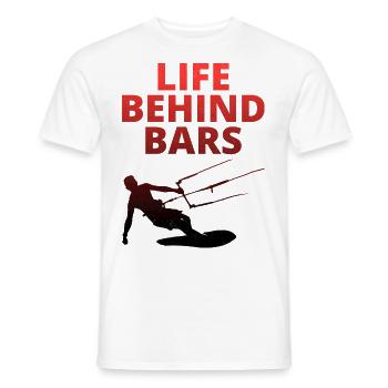 Kitesurfen Kitesurfen Kiteboarding Kiteboarder - Männer T-Shirt - Weiß - Vorne - AI Model Male 178 dark (178cm)