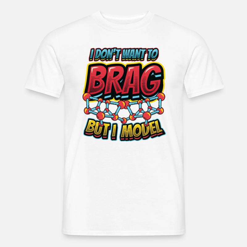 Physical Modeling Funny Physics Lover - Men's T-Shirt - white