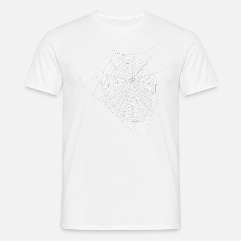 Spider web web - Men's T-Shirt - white