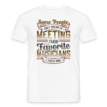 Ich Schnarche Nicht, Ich Träume, Ich Bin Eine Tuba - Männer T-Shirt - Weiß - Vorne - AI Model Male 178 dark (178cm)