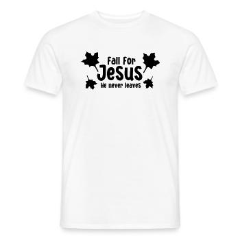 Glaube Christlich Jesus Christ Bibel Religion Gott - Männer T-Shirt - Weiß - Vorne - AI Model Male 178 dark (178cm)