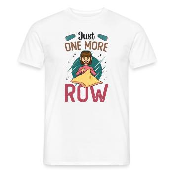 Nur Noch Eine Reihe Häkeln - Männer T-Shirt - Weiß - Vorne - AI Model Male 178 dark (178cm)