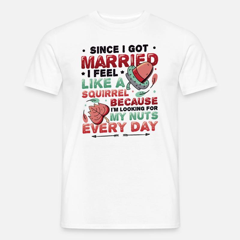 Armer Ehemann - Männer T-Shirt - Weiß