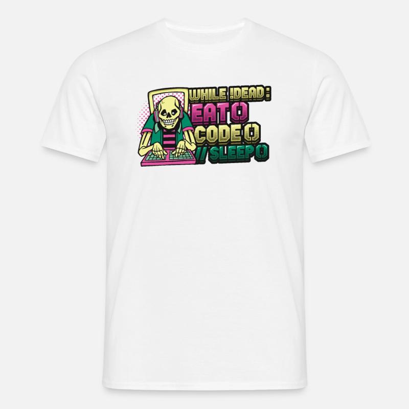 Programmer,Computer Programmer,Joke - Men's T-Shirt - white