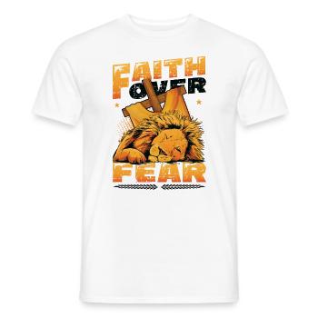 C’est dans mon ADN, la Bible, l’Église, les religieux chrétiens - T-shirt homme - blanc - Devant - AI Model Male 178 dark (178cm)
