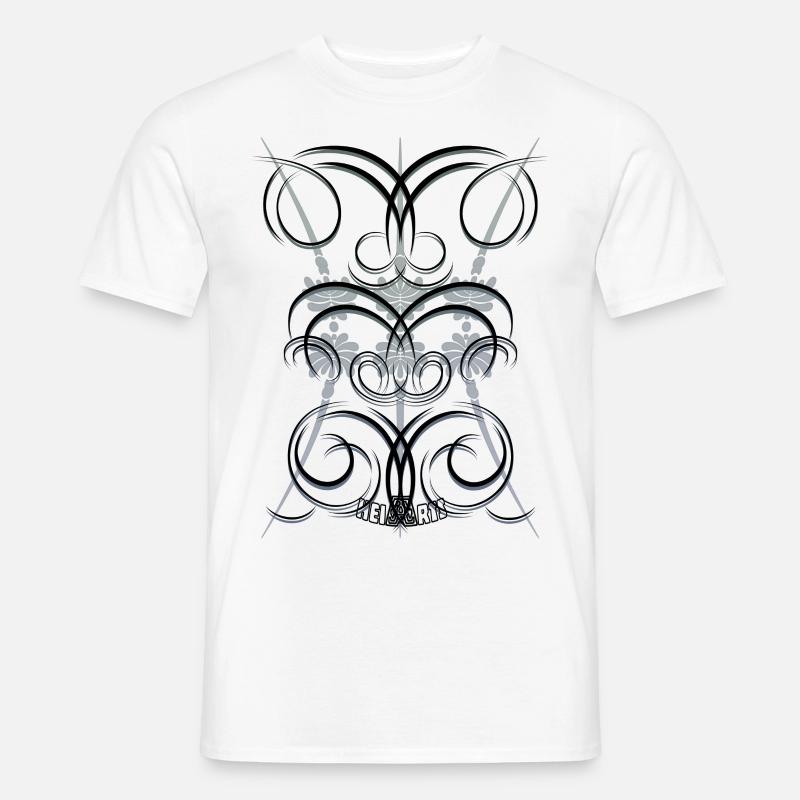 Abstract No. 66 - Männer T-Shirt - Weiß