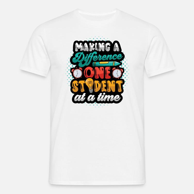 Making a difference - Men's T-Shirt - white
