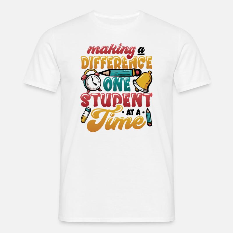 Making a difference - Men's T-Shirt - white