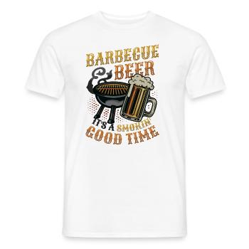 Griller - T-shirt homme - blanc - Devant - AI Model Male 178 dark (178cm)