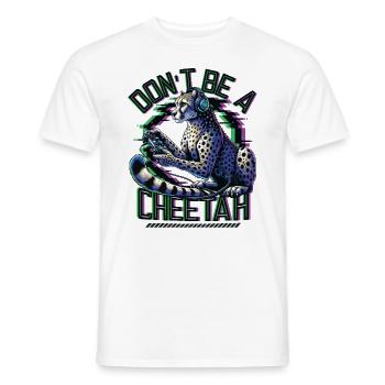 Video Gaming Cheetaah Esport Gaming Nerd Gamer - Männer T-Shirt - Weiß - Vorne - AI Model Male 178 dark (178cm)