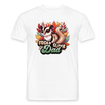 Australische Sugar Glider Kurzkopfgleitbeutler - Männer T-Shirt - Weiß - Vorne - AI Model Male 178 dark (178cm)