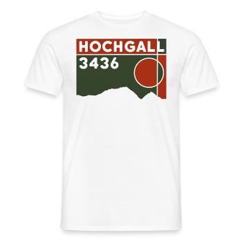 Hochgall Hohe Tauern Ski Tour Mountain Tour Hiking Mountain - Men's T-Shirt - white - Front - AI Model Male 178 dark (178cm)