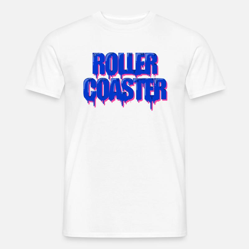 Roller coaster - Men’s T-shirt - white