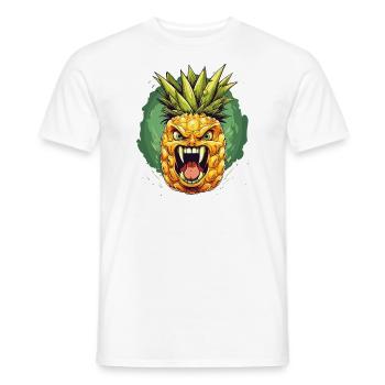Ananas Vampire - T-shirt homme - blanc - Devant - AI Model Male 178 dark (178cm)