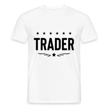 Trader Beruf - Männer T-Shirt - Weiß - Vorne - AI Model Male 178 dark (178cm)