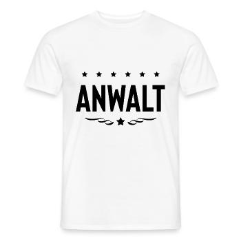 Anwalt Beruf - Männer T-Shirt - Weiß - Vorne - AI Model Male 178 dark (178cm)