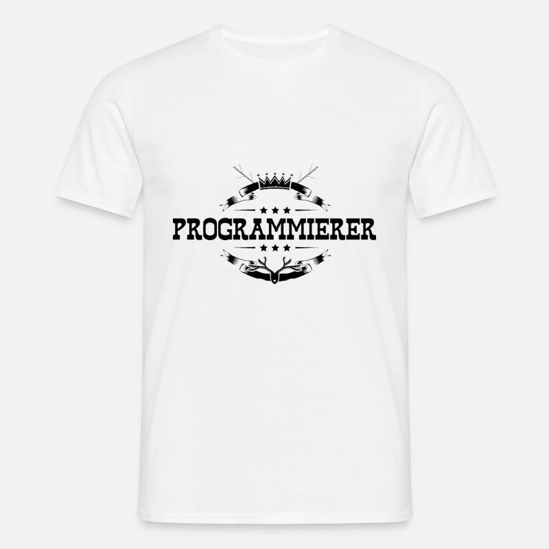 Programmierer Beruf - Männer T-Shirt - Weiß