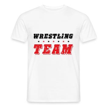 Wrestling Team - Männer T-Shirt - Weiß - Vorne - AI Model Male 178 dark (178cm)