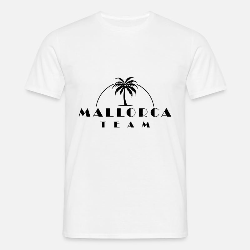 Mallorca Team - Männer T-Shirt - Weiß