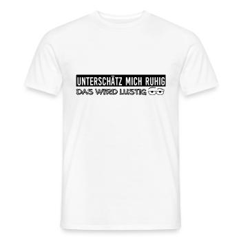 dicho gracioso - Camiseta hombre - blanco - delante - AI Model Male 178 dark (178cm)