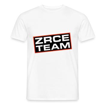 Zrce Team - Männer T-Shirt - Weiß - Vorne - AI Model Male 178 dark (178cm)