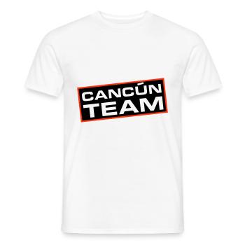 Cancun Team - Men's T-Shirt - white - Front - AI Model Male 178 dark (178cm)