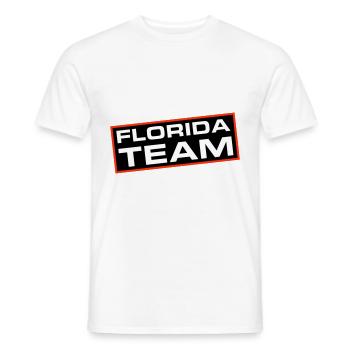Équipe de Floride - T-shirt homme - blanc - Devant - AI Model Male 178 dark (178cm)