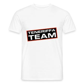 Tenerife Team - Men's T-Shirt - white - Front - AI Model Male 178 dark (178cm)